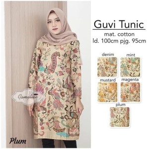 Atasan Batik Wanita Tunik Batik Baju Batik Wanita Tokopedia