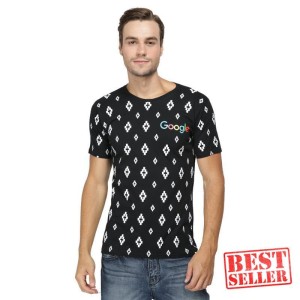 Kaos Distro Google Tshirt Pria Baju Cowok Hitam Tomyliston Tokopedia
