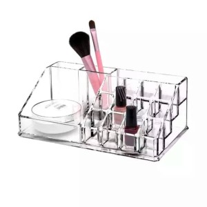 Tempat Rak Kosmetik Perhiasan Akrilik Putar Makeup Organizer Tokopedia