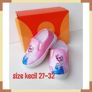 Sepatu Frozen Slip On Import Fanta 28 33 Tokopedia