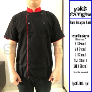 Seragam Baju Koki Lengan Pendek Putih Harga Murah Qualitas Prima Tokopedia