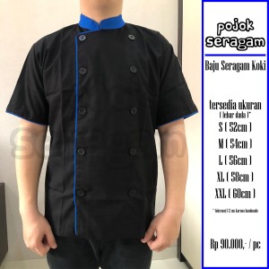 Seragam Baju Koki Lengan Pendek Putih Harga Murah Qualitas Prima Tokopedia