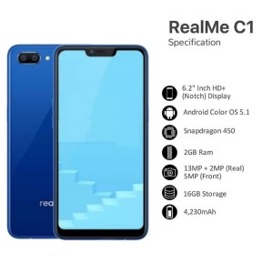 Realme C1 Ram 2gb Internal 16gb Snapdragon 450 Garansi Resmi Tokopedia