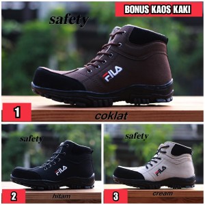 Sepatu Fila Boots Safety Tokopedia