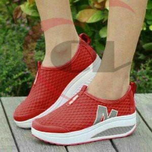 Sepatu Wanita Kets M Hitam Tokopedia