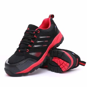 Sepatu Safety Aolang Strip New Merah Tokopedia