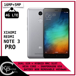 Xiaomi Redmi Note 3 Ram 2gb Rom 16gb Tokopedia