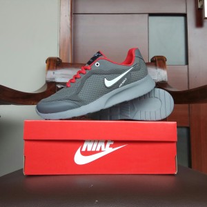 Sepatu Sport Nike Airmax Abu Abu Tokopedia