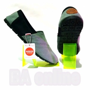 Sepatu Wakai Hitam Abu Tokopedia
