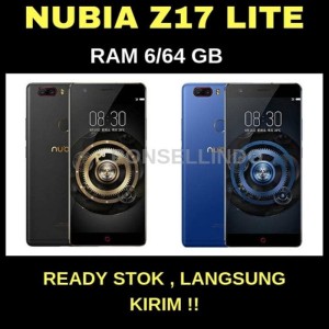 Zte Nubia Z17 Lite Ram 6gb Rom 64gb Snapdragon 653 Bazel Less Tokopedia