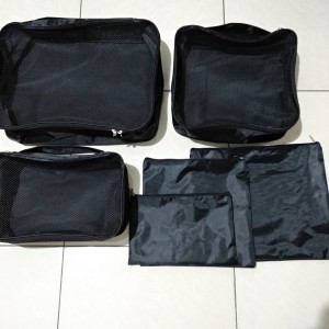 Travel Pouch Bag Traveling Bag Tas Kosmetik Multifungsi Tokopedia