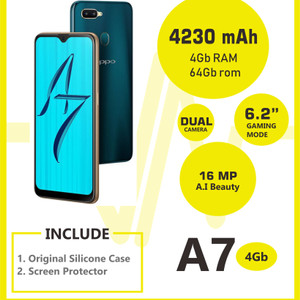 Oppo A7 2018 Ram 4gb Internal 64 Gb Garansi Resmi Nasional Tokopedia