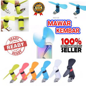 Kipas Angin Mini Micro Otg Portable Mini Fan For Android Kipas Hp Tokopedia
