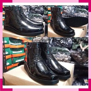 Sepatu Pdh Sol Rata Mengkilap Tokopedia