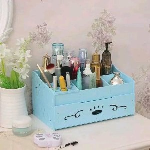Hb528 Rak Kosmetik Desktop Storage Bahan Wpc Tokopedia