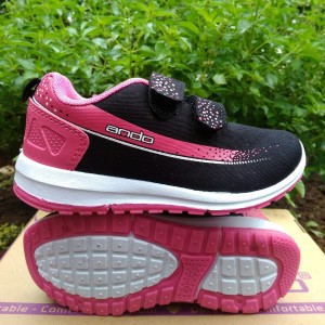 Sepatu Ando Adelline Velcro Sepatu Anak Perempuan Sepatu Sekolah Paud Tk Sepatu Balita Pink Tokopedia