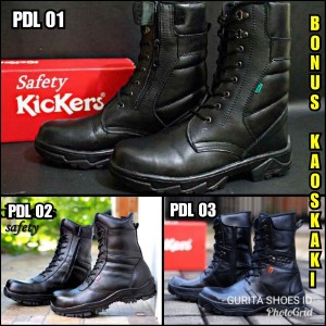 Sepatu Kickers Boots Kulit Pria Tokopedia