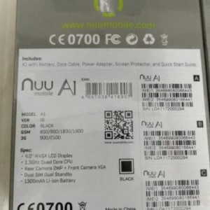 Android Smartpone Nuu A1 3g Ram 1gb 8gb Resmi Bukan Xiaomi Sharp Sony Docomo Tokopedia