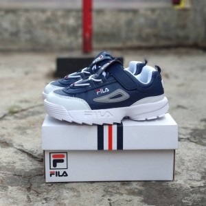 Sepatu Fila Distruptor Kids Anak Sneakers Kets Casual Perempuan Tokopedia