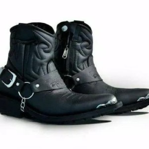 Sepatu Jenggel Boots Kulit Tokopedia