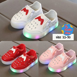 Sepatu Anak Perempuan Led Import Rajut Sepatu Fashion Anak Led Import Rajut Sepatu Anak Cewek Import Led Tokopedia