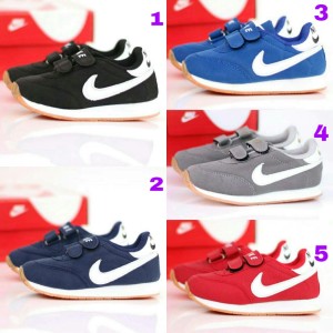 Sepatu Anak Nike Velcro Murah Kids Sekolah Sneakers Kets Unisex Tokopedia
