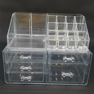 Akrilik Makeup Organizer Rak Kosmetik Akrilik Kosmetik I6 Tokopedia