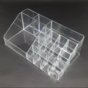 Tempat Rak Kosmetik Perhiasan Akrilik Putar Makeup Organizer Tokopedia