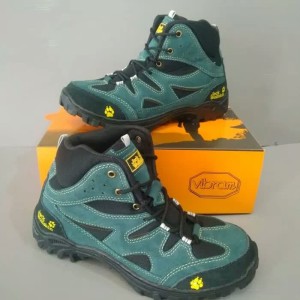 Sepatu Gunung Jack Wolfskin Sport Olahraga Outdoor Hiking Tracking Boots Sneakers Waterproof Tokopedia