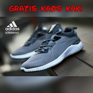 Adidas Alphabounce Sepatu Running Pria Tokopedia
