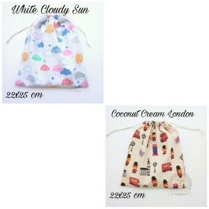 Tas Kosmetik Travel Pouch Drawstring Unicorn Pink Tokopedia