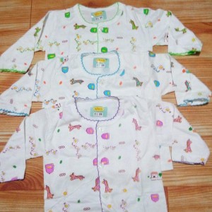 Baju Bayi 3pcs Setalan Baju Bayi Bayu Bayi Piyama Baju Tidur Bayi Tokopedia