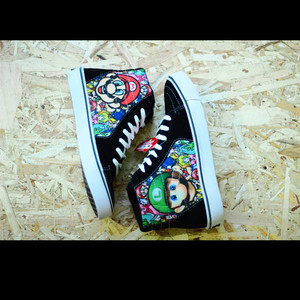 Sepatu Vans Motif Mario Tokopedia