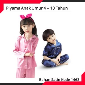 Baju Tidur Piyama Satin Baju Panjang Celana Panjang Setelan Tokopedia