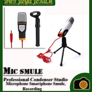 Paket Mic Smule Professional Condenser Studio Microphone Smartphone Smule Recording Tokopedia