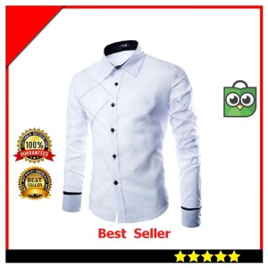 Kemeja Pria Lengan Panjang Polos Kemeja Pria Kerja Lengan Panjang Polosan Terbaru Baju Kemeja Pria Slimfit Panjang Tokopedia