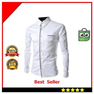 Kemeja Pria Lengan Panjang Polos Kemeja Pria Kerja Lengan Panjang Polosan Terbaru Baju Kemeja Pria Slimfit Panjang Tokopedia