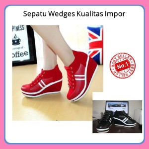 Sepatu Wanita Wedges Diana Tokopedia