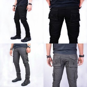 Celana Cargo Panjang Grey Tokopedia