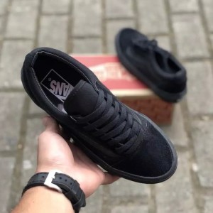 Vans Old Skool All Black Dt Original Tokopedia