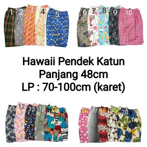 Celana Pendek Motif Tokopedia
