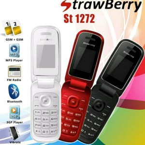 Handphone Strawberry S1272 Flip Model Tokopedia
