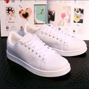 Sepatu Wanita Kets Putih Bolong Tokopedia