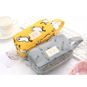 Termurah Pouch Kosmetik Kanvas Bebek Peach Pohon Tokopedia