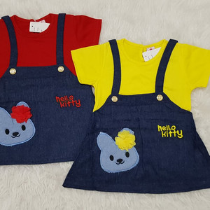 Overall Dress Anak Soft Jeans Oshkosh Baju Anak Tokopedia
