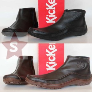 Sepatu Boot Resleting Kickers 0999 Tokopedia