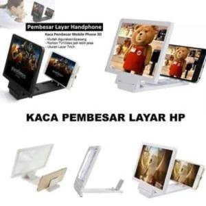 Pembesar Layar Hp 3d Enlarge Screen Magnifier Bracket Stand Tokopedia