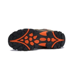 Sepatu Gunung Semi Boot Snta 432 Warna Abu Merah Sepatu Hiking Pria Tokopedia