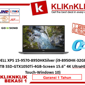 Dell Xps 15 9570 I9 8950hk 32gb 1tb Gtx1050ti 4gb W10 15 6 Ips 4k Tokopedia
