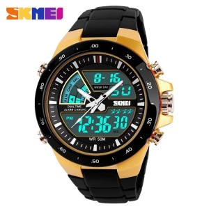 Jam Tangan Analog Digital Pria Skmei Ad1155 Tokopedia